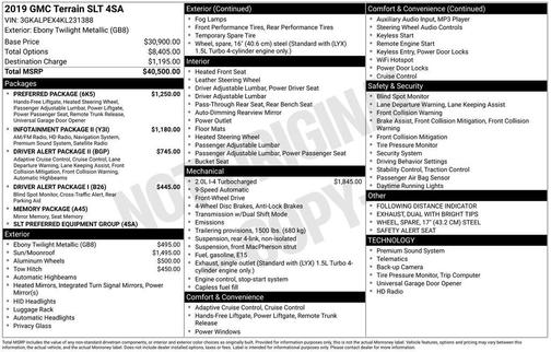 2019 GMC Terrain SLT