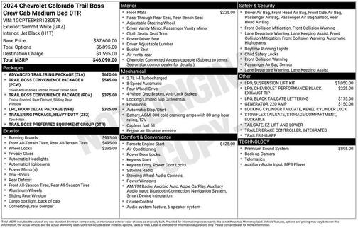 2024 Chevrolet Colorado Trail Boss