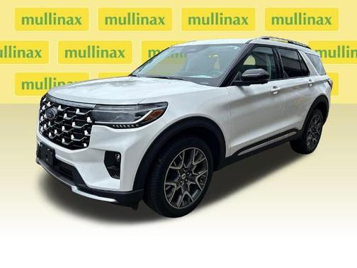 STAR WHITE MET TRI-COAT 2025 Ford Explorer PLATINUM