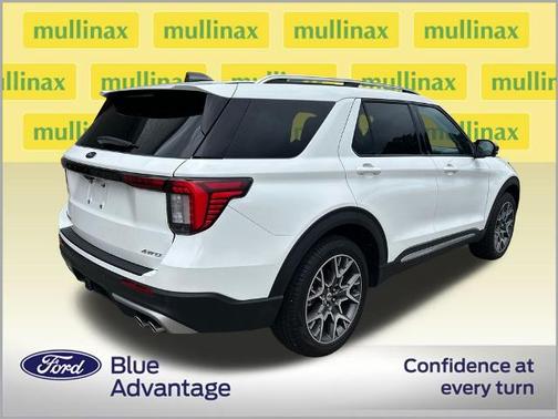 STAR WHITE MET TRI-COAT 2025 Ford Explorer PLATINUM