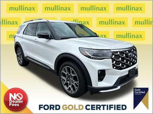 STAR WHITE MET TRI-COAT 2025 Ford Explorer PLATINUM
