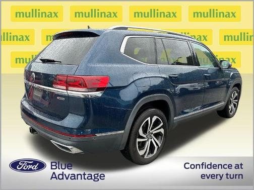 Tourmaline Blue Metallic 2021 Volkswagen Atlas 3.6 V6 SEL PREMIUM