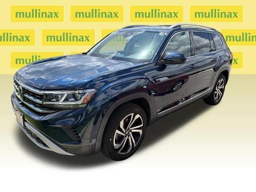 Tourmaline Blue Metallic 2021 Volkswagen Atlas 3.6 V6 SEL PREMIUM