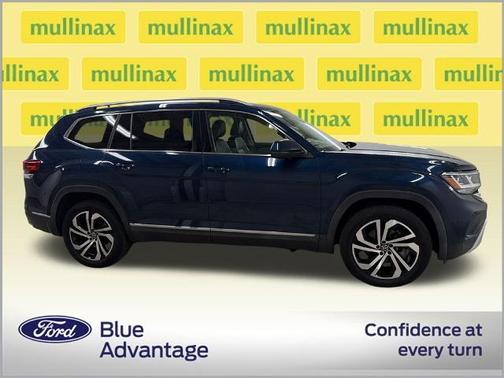 Tourmaline Blue Metallic 2021 Volkswagen Atlas 3.6 V6 SEL PREMIUM