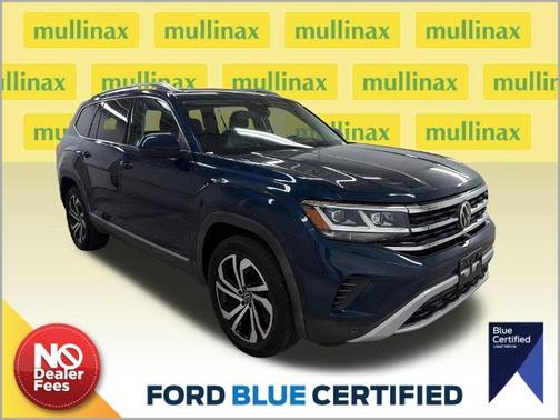 Tourmaline Blue Metallic 2021 Volkswagen Atlas 3.6 V6 SEL PREMIUM