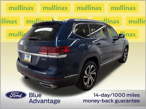 Tourmaline Blue Metallic 2021 Volkswagen Atlas 3.6 V6 SEL PREMIUM