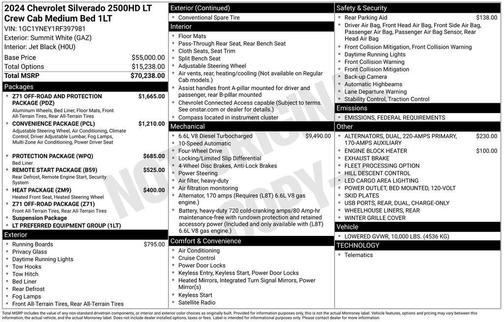 2024 Chevrolet Silverado 2500 LT