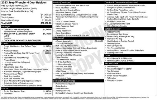 2023 Jeep Wrangler RUBICON