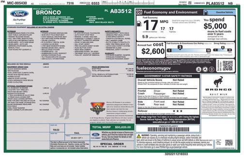 2023 Ford Bronco Black Diamond