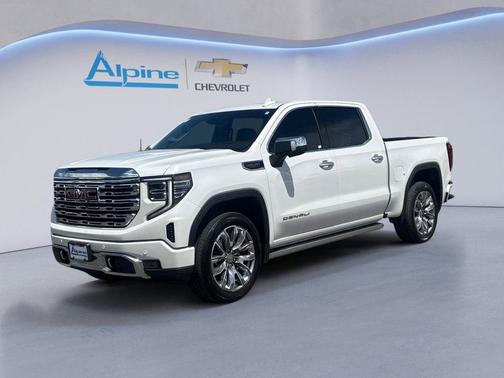 White Frost Tri-Coat 2023 GMC Sierra 1500 Denali
