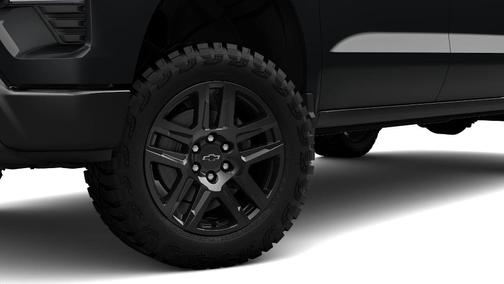 Black 2026 Chevrolet Silverado 1500 Custom Trail Boss