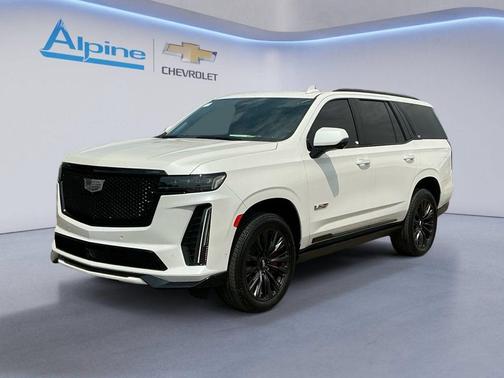 Crystal White Tri-Coat 2024 Cadillac Escalade V-Series