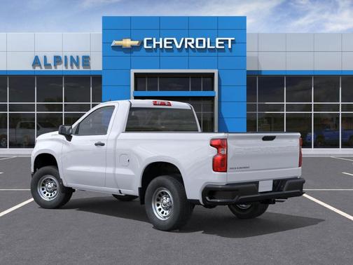 Summit White 2026 Chevrolet Silverado 1500 WT