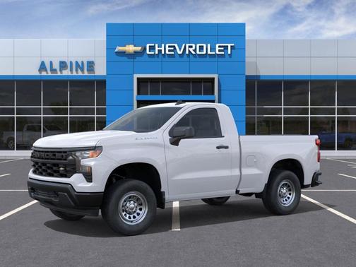 Summit White 2026 Chevrolet Silverado 1500 WT