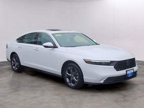 Platinum White Pearl 2025 Honda Accord Hybrid EX-L