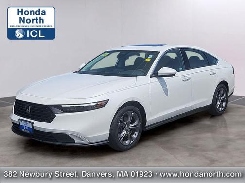 Platinum White Pearl 2024 Honda Accord EX