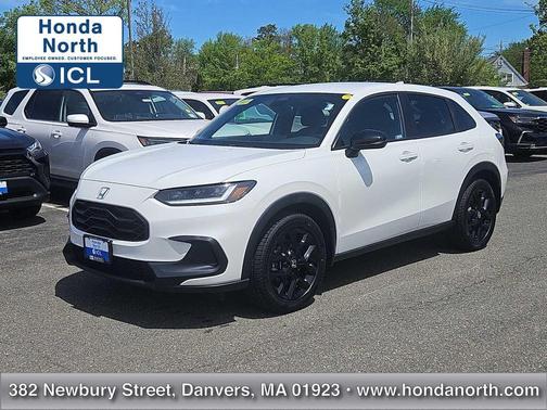 Platinum White Pearl 2024 Honda HR-V Sport