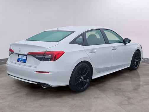 Platinum White Pearl 2024 Honda Civic Sport