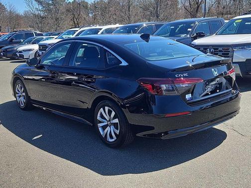 Crystal Black Pearl 2025 Honda Civic LX