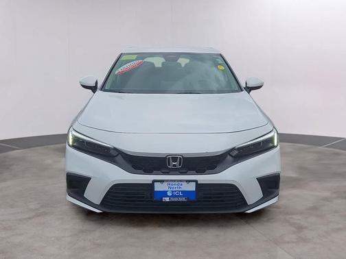Platinum White Pearl 2023 Honda Civic LX
