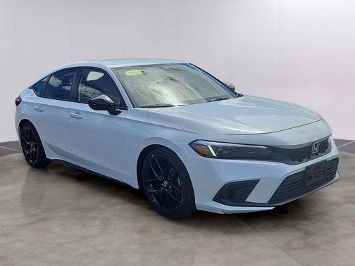 Platinum White Pearl 2024 Honda Civic Sport