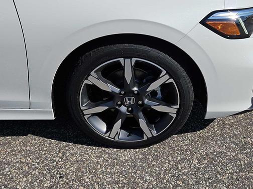 Platinum White Pearl 2026 Honda Civic Hybrid Sport Touring