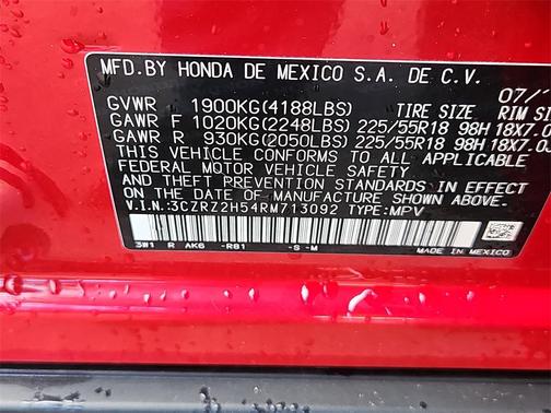 2024 Honda HR-V Sport