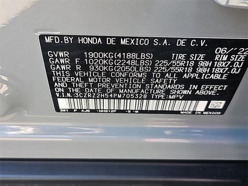 2023 Honda HR-V AWD Sport