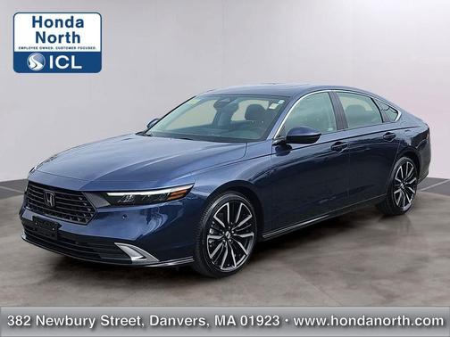 Canyon River Blue Metallic 2024 Honda Accord Hybrid Touring