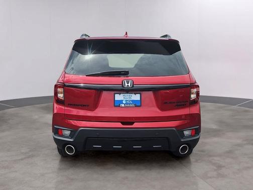 Radiant Red Metallic II 2024 Honda Passport AWD Black