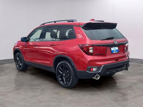 Radiant Red Metallic II 2024 Honda Passport AWD Black