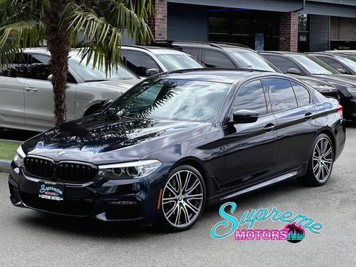 Carbon Black Metallic 2019 BMW 540 540i Sedan