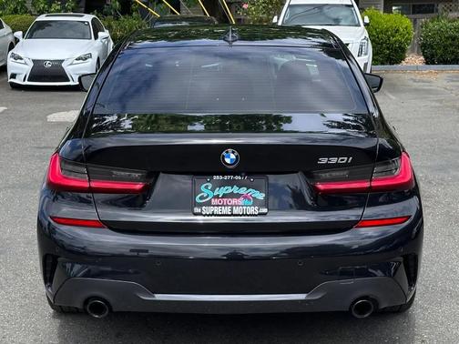 Black Sapphire Metallic 2021 BMW 330 330i M-Sport
