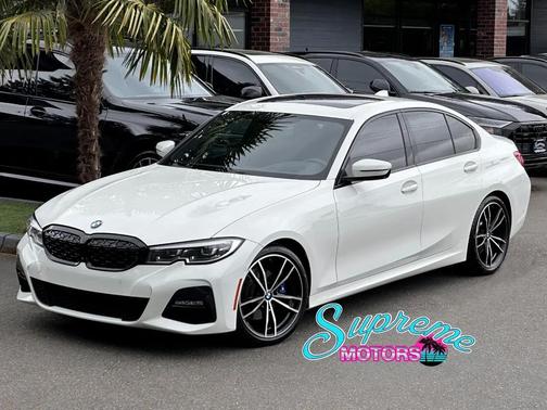 Alpine White 2021 BMW 330 330i M-Sport