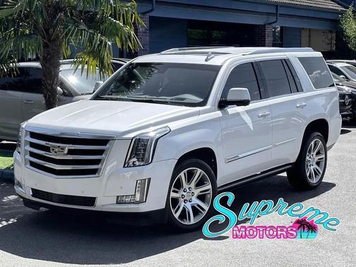 Crystal White Tricoat 2016 Cadillac Escalade Premium