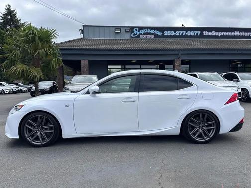 White 2016 Lexus IS 350 Base