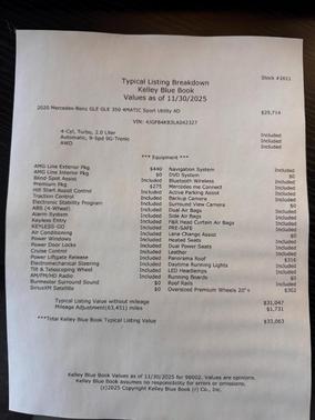 2020 Mercedes-Benz GLE 350 Base 4MATIC