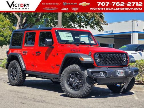 Firecracker Red Clearcoat 2026 Jeep Wrangler Willys