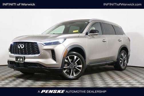 Warm Titanium 2023 INFINITI QX60 Luxe