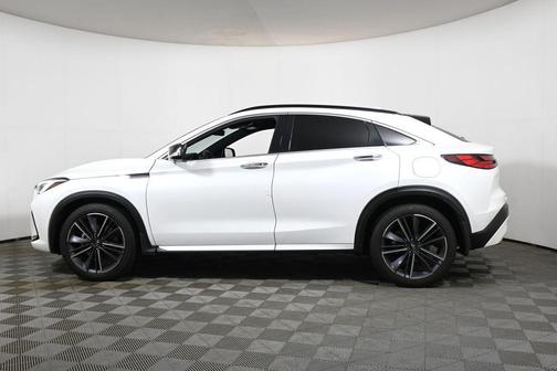 Radiant White 2025 INFINITI QX55 SENSORY