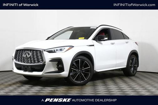 Radiant White 2025 INFINITI QX55 SENSORY