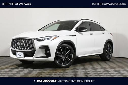 Radiant White 2025 INFINITI QX55 SENSORY