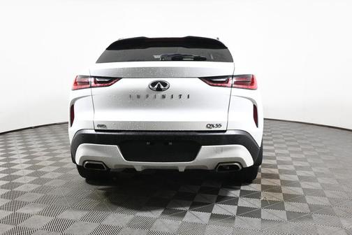 White 2025 INFINITI QX55 SENSORY
