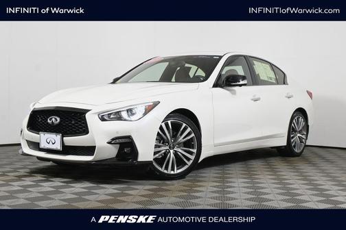 Majestic White 2023 INFINITI Q50 SENSORY