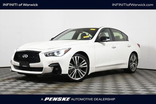 Majestic White 2023 INFINITI Q50 SENSORY