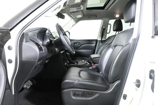 Moonstone White 2023 INFINITI QX80 Luxe