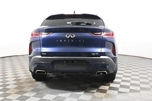 Hermosa Blue 2025 INFINITI QX55 ESSENTIAL