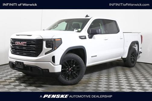 Summit White 2025 GMC Sierra 1500 Elevation