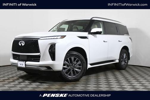 Radiant White 2026 INFINITI QX80 PURE