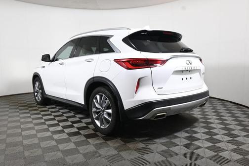 Lunar White 2021 INFINITI QX50 Luxe